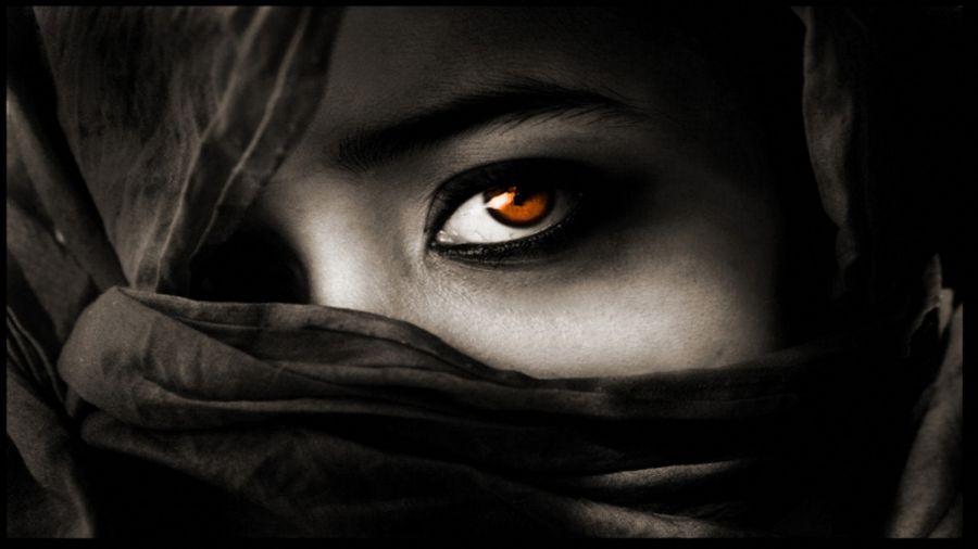 hijab face cover girls