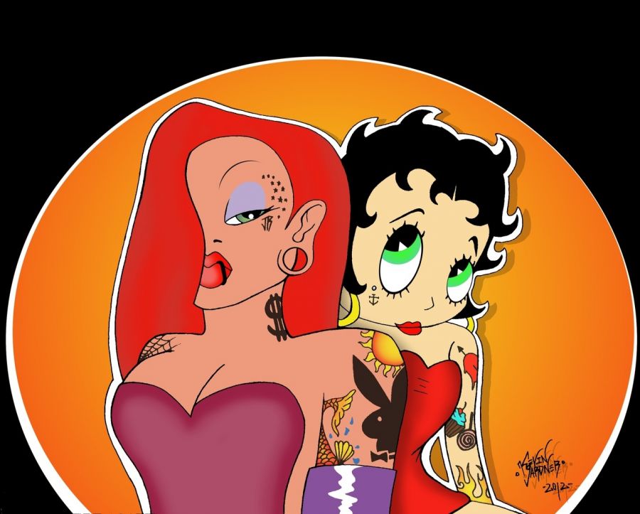 betty boop bath