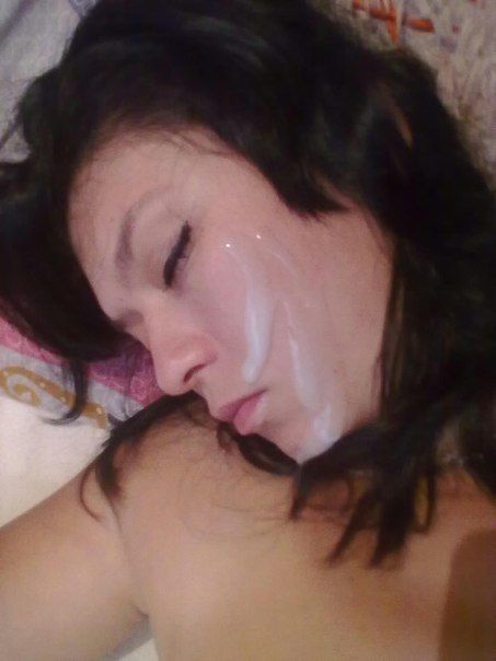 kontol crot di muka