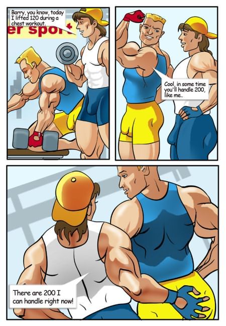 gay muscle comics