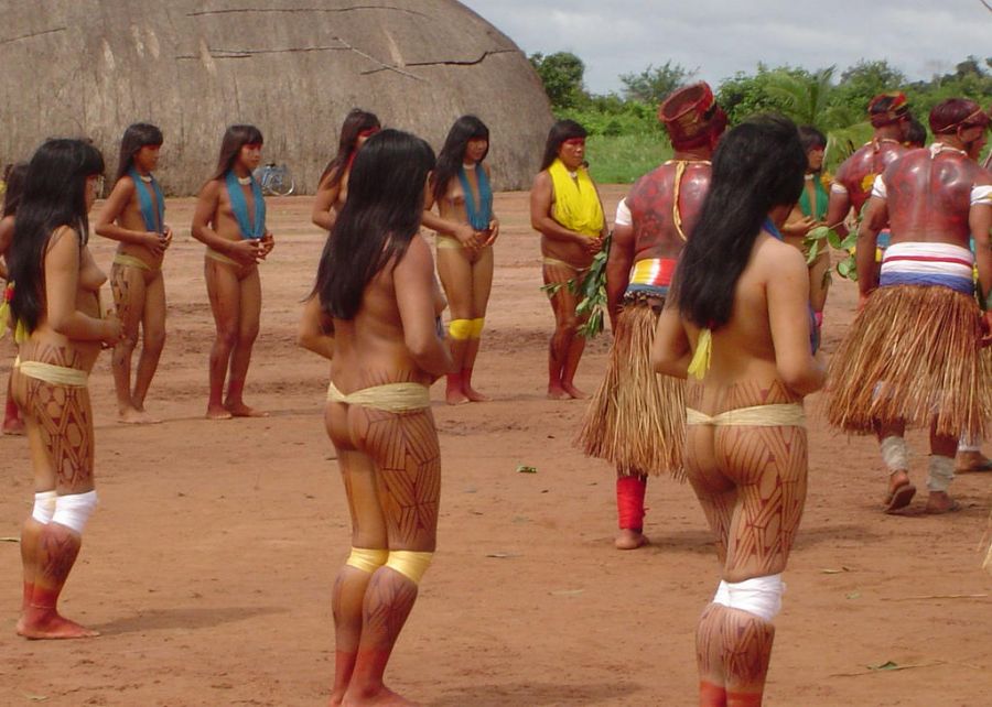 gambar suku asmat