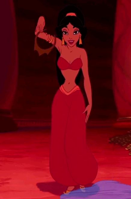 princess jasmine and ariel kissing