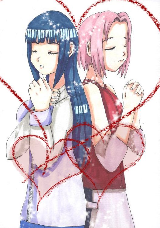 hinata and sakura hot