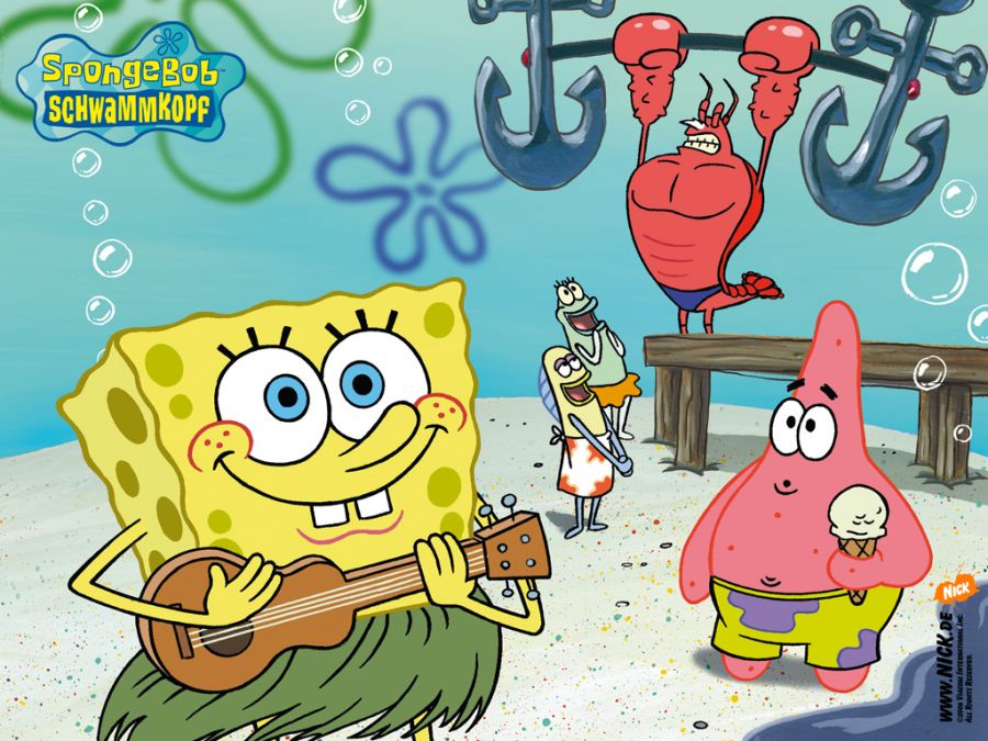 spongebob and sandy