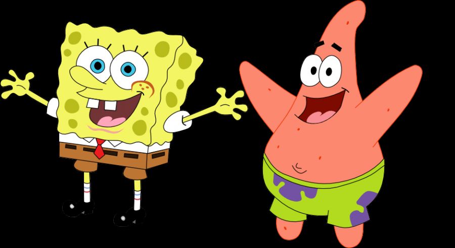 spongebob and patrick anime