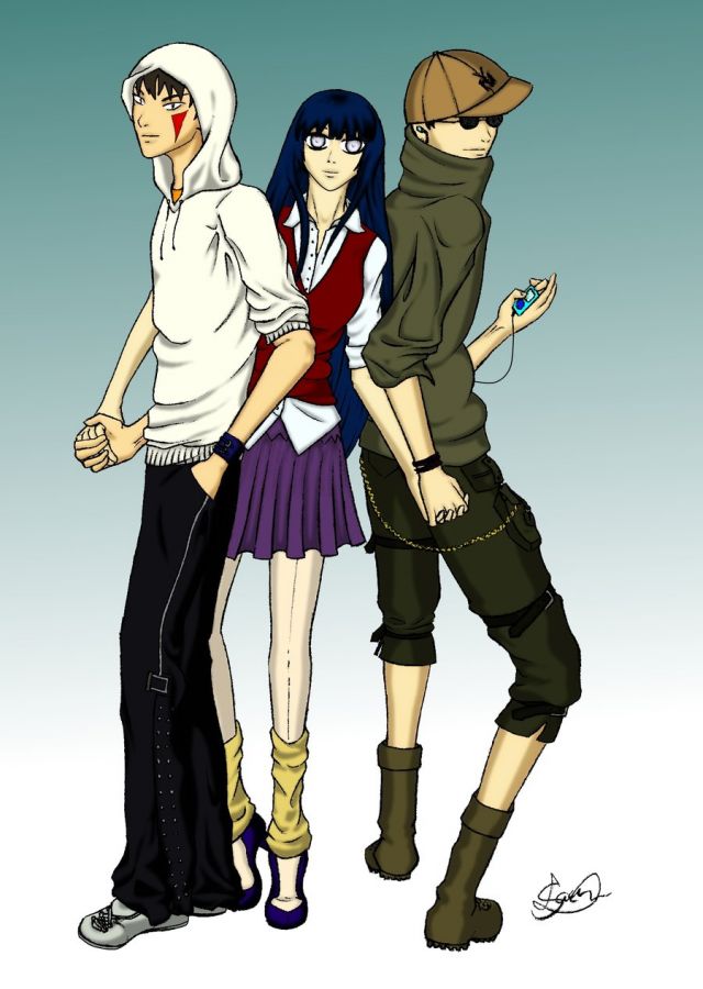 kiba neji shikamaru naruto sasuke