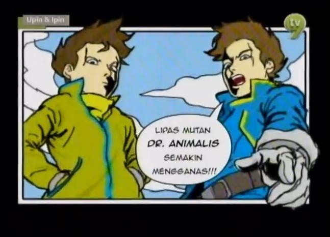 lucah kak ros upin ipin