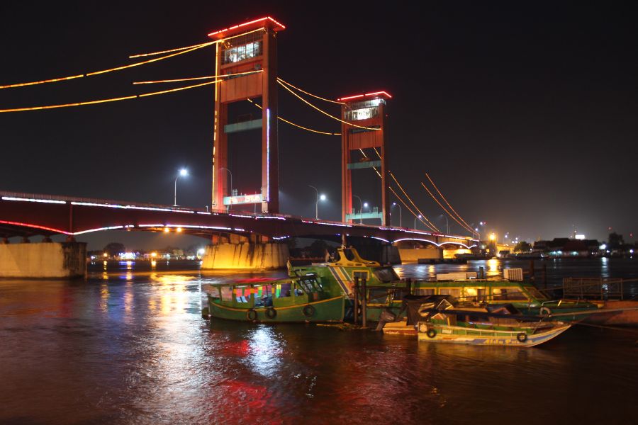 foto jembatan ampera palembang