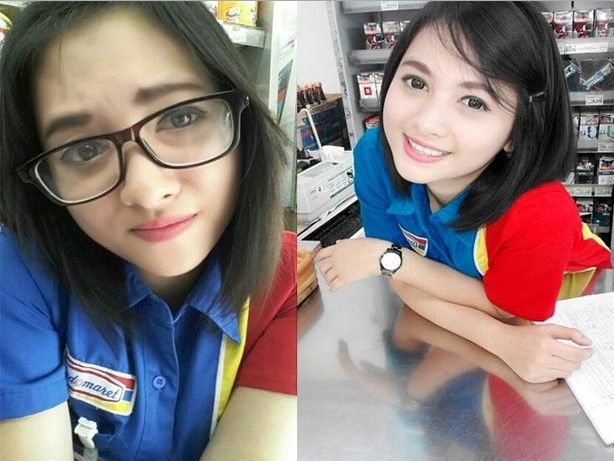 ngintip celana dalam teller bank