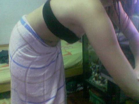 cewek habis mandi