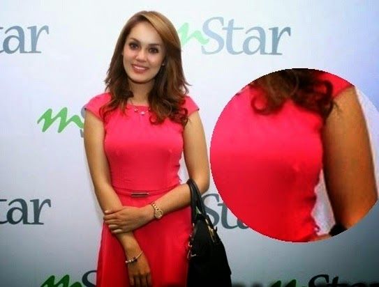 artis indonesia kelihatan puting susu
