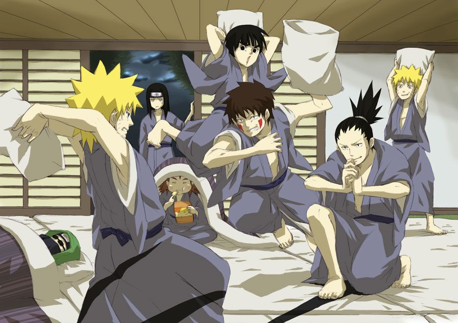 naruto gaara shikamaru and kiba