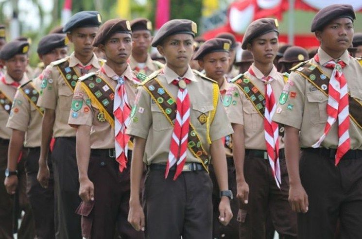 pramuka di indonesia kapan di mulai