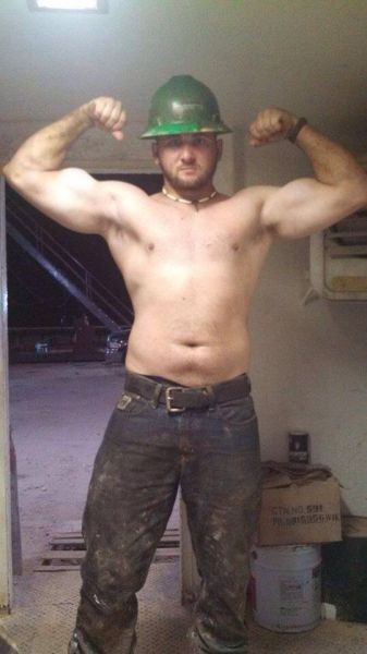 hung muscle men cum