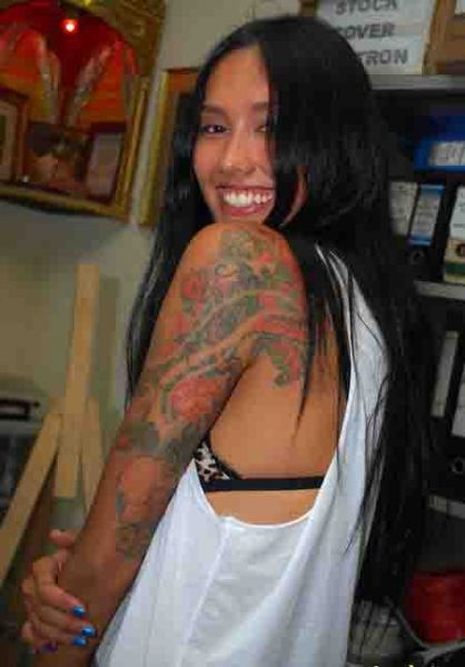 pamer tato di memek