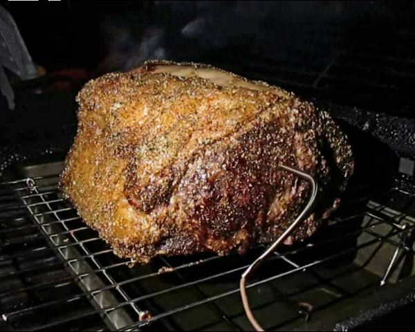 low and slow prime rib